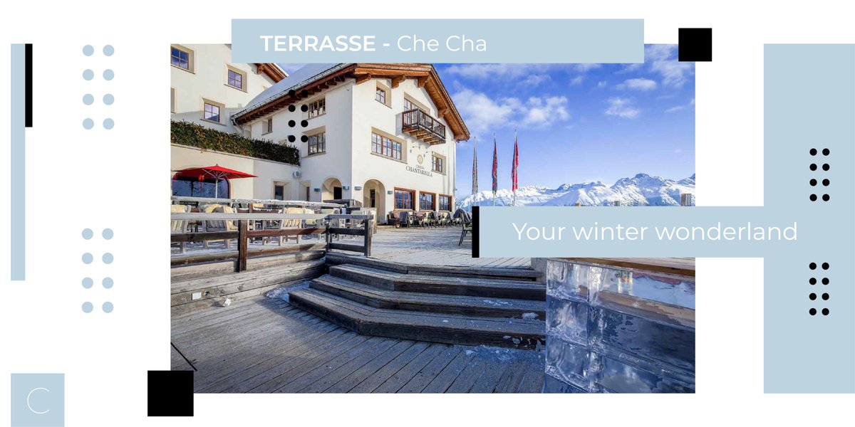 MathisFood's tweet photo. Feeling the need for fresh pristine air? Hot wine while you gaze at snow covered mountains with your loved one? Your winter wonderland is here waiting for you! Book your winter escape now and enjoy the wonders Che Cha Restaurant and Club have to offer. #restaurants  #stmoritz https://t.co/NLgJqirNyV