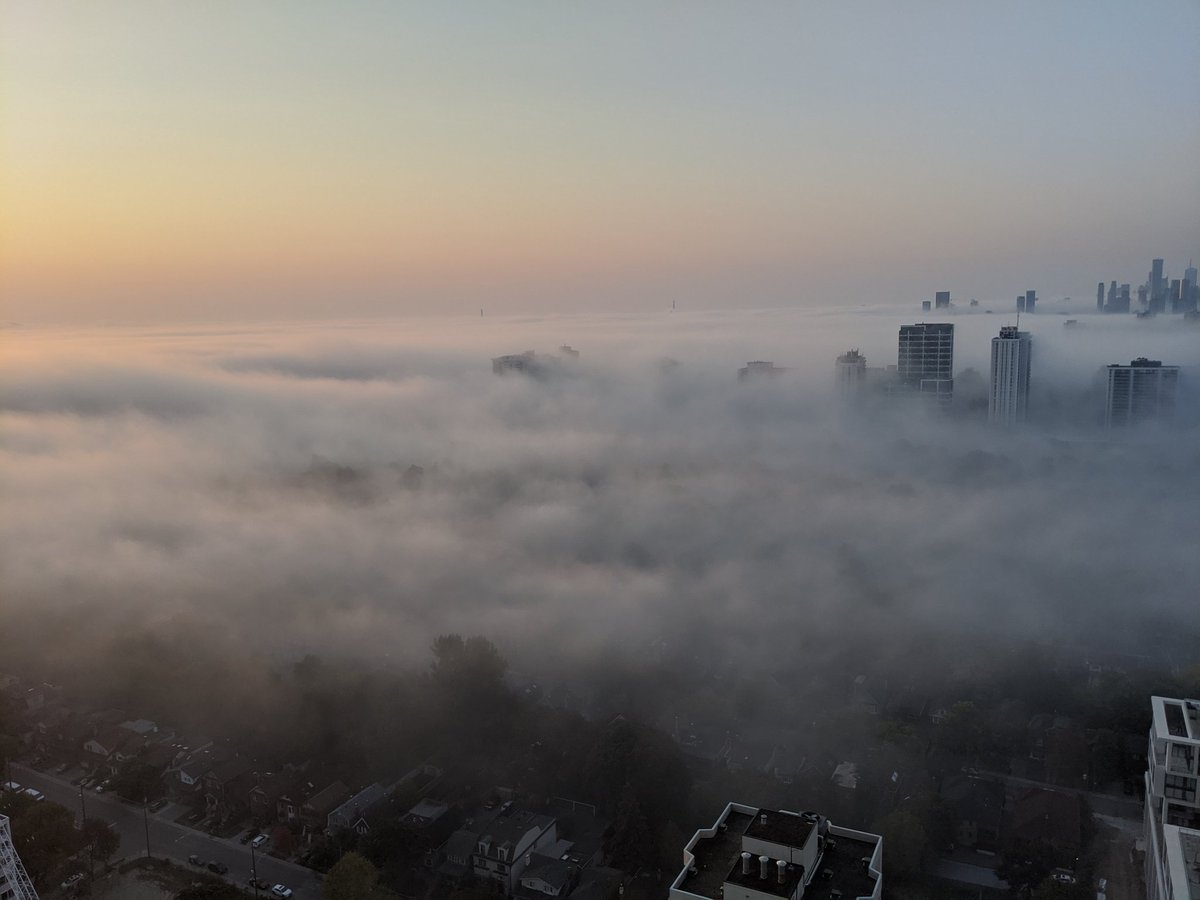 Why live on the 43rd floor?
1. Face my fear of heights
2. Awesome photos from above the clouds