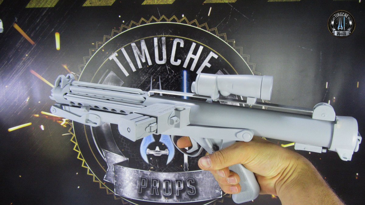 Timuche's tweet photo. Les Blasters E-11 sont disponibles dans ma boutique ! Quelle est votre version préférée ?
-----
E-11 Blasters are available in my shop ! What's your favorite version?
#starwars #ANH #ESB #ROTJ #starwarsprops #stormtrooper #empire #blaster #e11 #e11blaster #replica #resin #casting https://t.co/OOyXa0zPZw