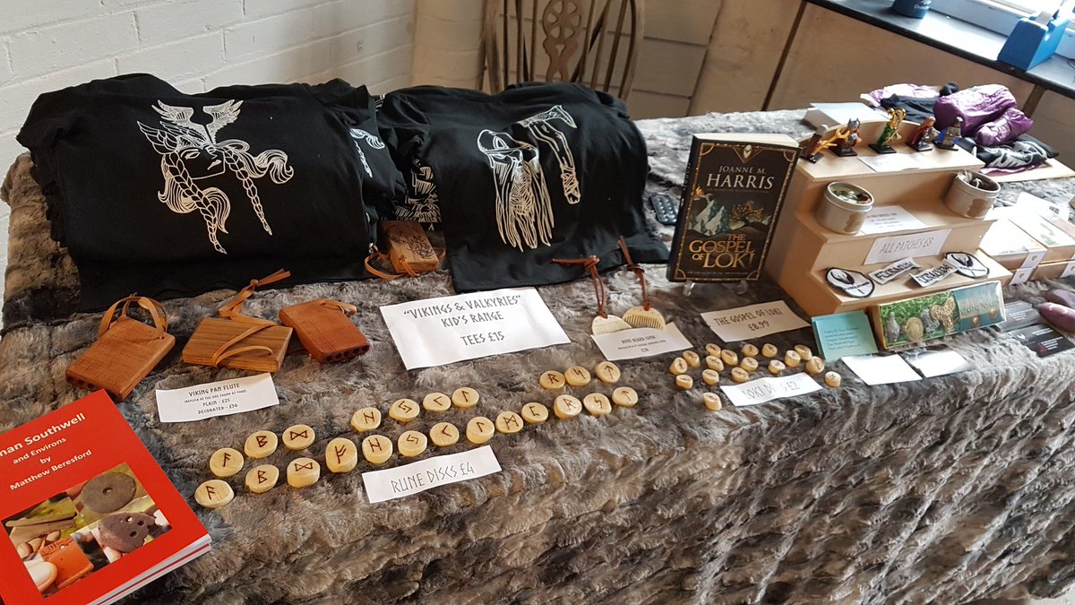 As <a href="/CreswellCrags/">Creswell Crags 🦣</a> shared their <a href="/FoHMuseums/">FoHMuseums</a> images earlier i thought i'd kinda do the same - not a museum (so sorry!) but a heritage gift shop! Anyone in Notts pop into Loki's Workshop in Southwell, behind the Old Police Station on the Burgage, we're open til 5pm today!