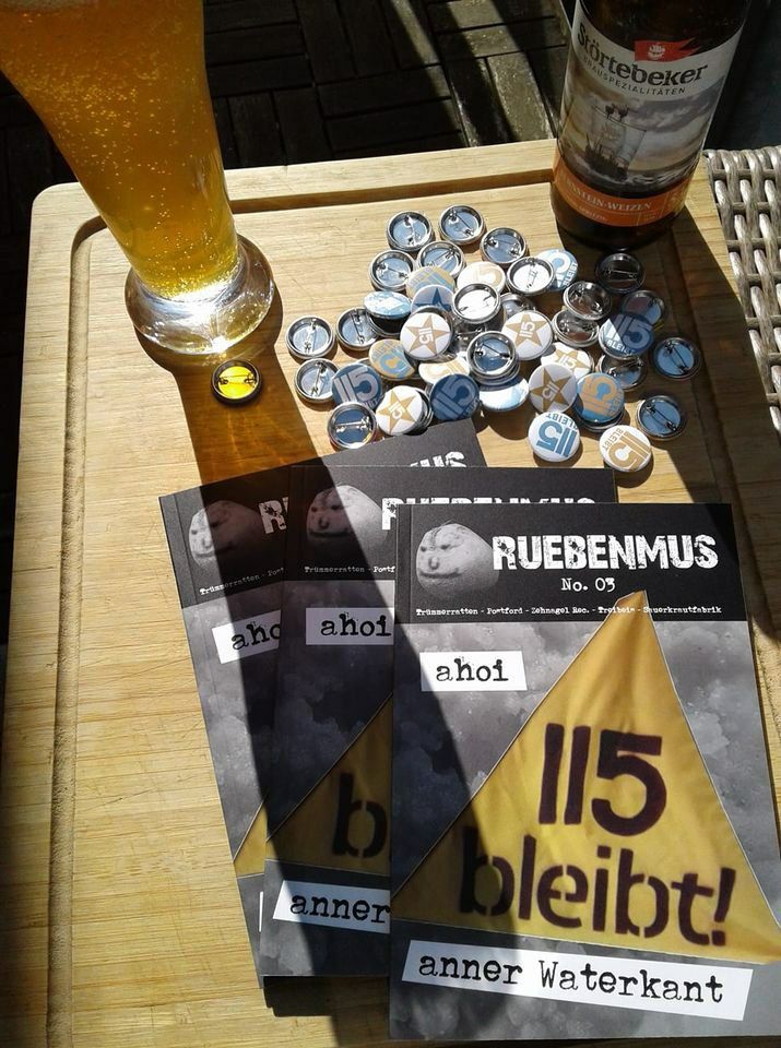 im #ruebenmuss #fanzine gibt es ein Bericht über uns und vieles mehr (Postford, Trümmerratten, AZ Sauerkrautfabrik, Saufen in the Sun) 
Erhältlich über rueben-mus@gmx.de,  aldi-punk.jimdofree.com 
zehnagelrec.blogspot.com