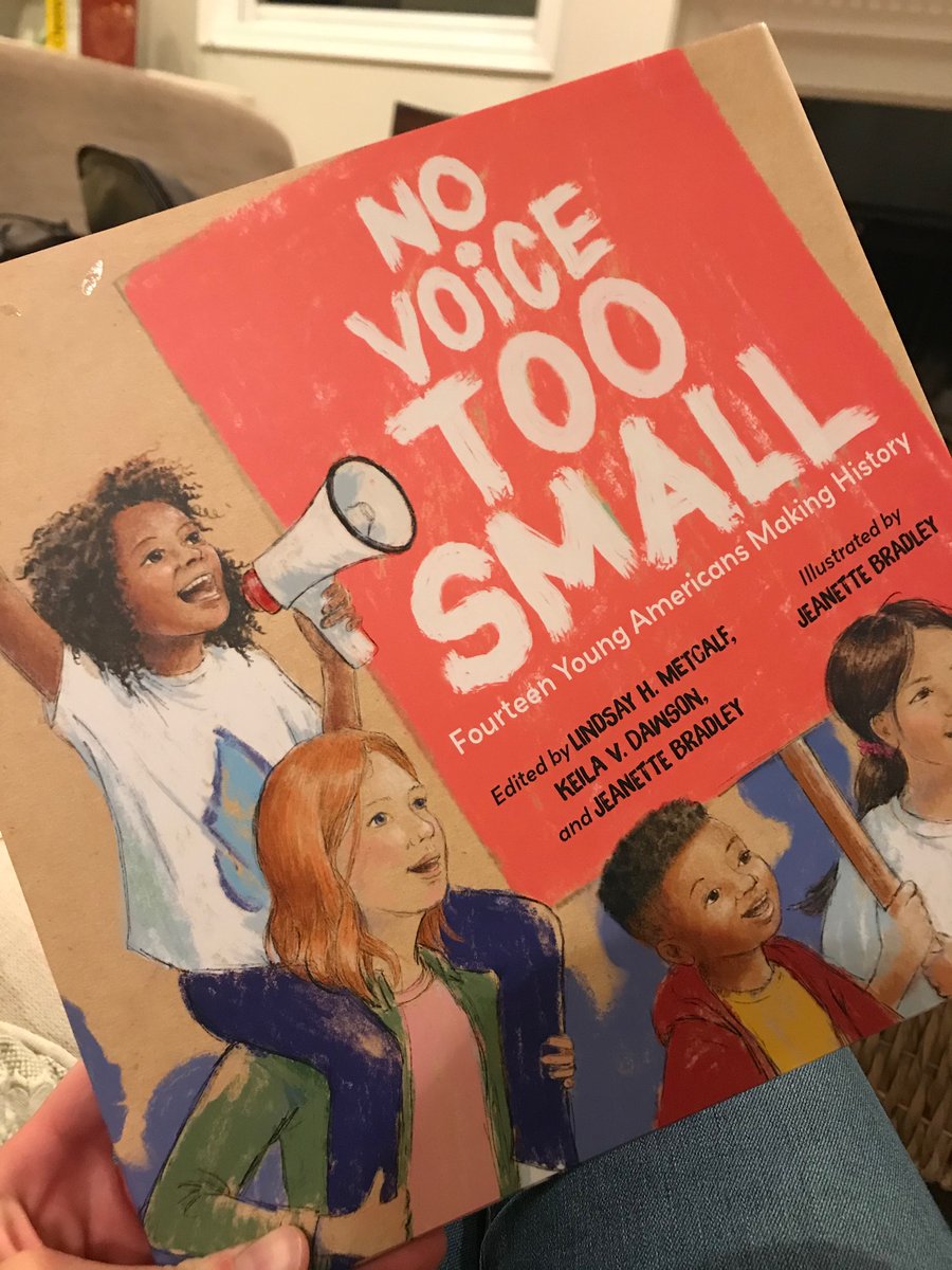 Just arrived in the mail from @SemicolonChi @Bookshop_Org - can’t wait to read this powerful book with my students! #novoicetoosmall
