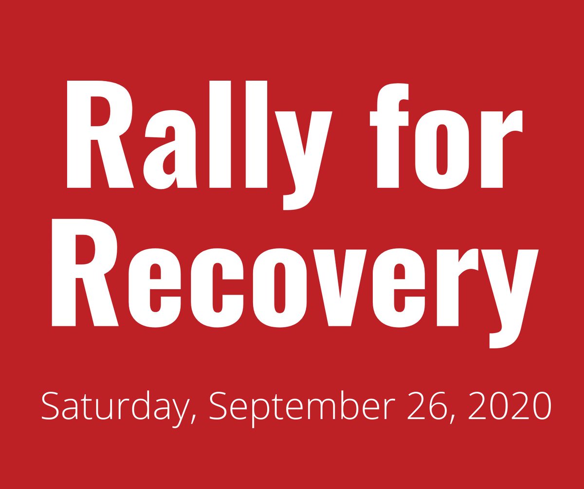 DHSWI's tweet photo. Rally with us & @WIVFR today.
While the journey to mental health & substance use recovery is as unique as the individual, the Rally for Recovery shows hope, help & support are available. It starts at 11 on Zoom. Sign up now: https://t.co/hRf7HjHwyK #RecoveryMonth #RisforRecovery https://t.co/5svbiekH3p
