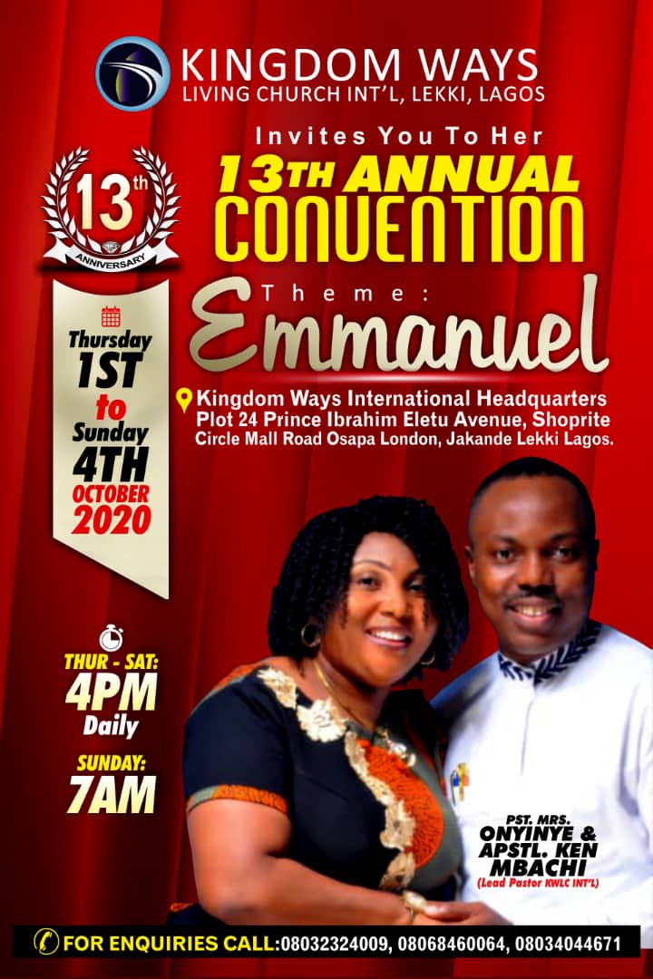 Lydiaanlc's tweet image. "If you can think deep you can think well"AKM... Join us as we celebrate God's mercies in our 13th year anniversary. 
#13th Anniversary 
#Emmanuel
@kenmbachi
@kingdomwayslivingchurch
@okey_ike
@Christabel chidinma karen