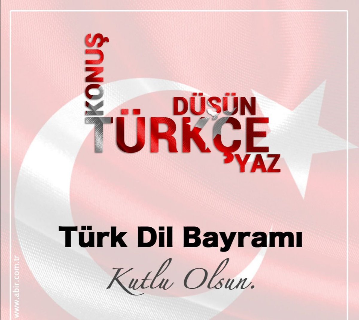 Türk Dil Bayramımız Kutlu Olsun! Ne mutlu Türkçe düşünüp, Türkçe konuşup, Türkçe yazanlara.#TürkDilBayramı #Türkçe
<a href="/karmuhsin/">Muhsin KAR</a> <a href="/SercanDemirgns/">Sercan Demirgüneş</a> <a href="/KoldancaSavas/">Savaş Koldanca</a> <a href="/salihacmert2/">salihacömert</a> <a href="/ozlmbasboga/">Özlem Başboğa</a> M.FatihDinçaslan  #NiğdeÖmerHalisdemirüniversitesi 
#NiğdeTÖMER