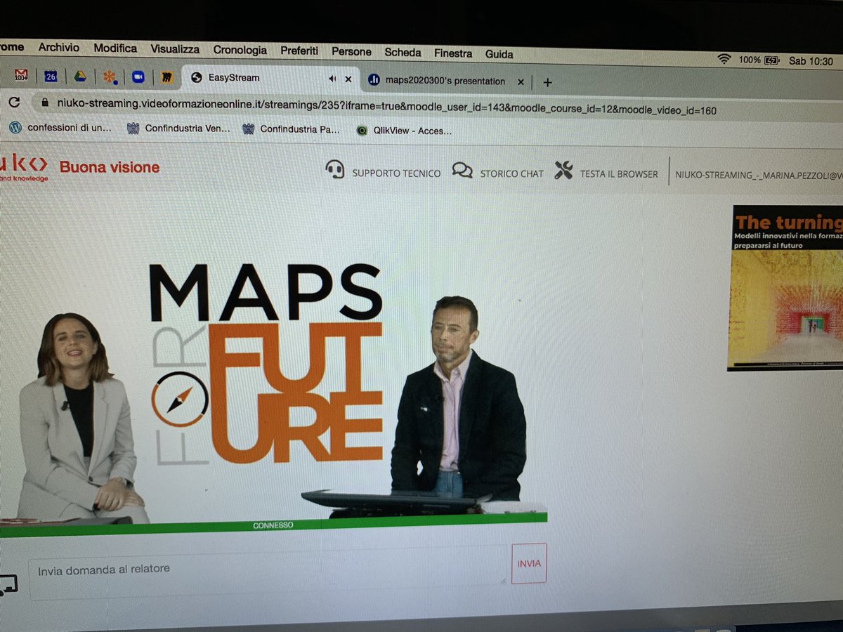 NiukoIK's tweet photo. Siamo alla quarta giornata di #mapsforfuture The turning point: #modelli #innovativi nella #formazione. Giorgia Rizzolo e Leonardo Frontani ci accompagnano. Una sfida per pensare alla #scuola in modo diverso.
@NiukoIK @ConfindustriaVi @GiornaleVicenza @VeneziePost @Tva_Notizie https://t.co/1XmW3VDuaS