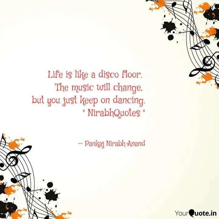 NirabhPankaj's tweet image. Life is like a disco floor.💞💞💞
#musingtime #lovequotes #musiclover #feelings #happiness #lifeisbeautiful #thoughtoftheday #MusicCore #Lovemusic
#lifehacks #InspirationalQuotes
#MusicIsLife #MotivationalQuotes

Read my thoughts on YourQuote app at yourquote.in/pankaj-nirabh-…