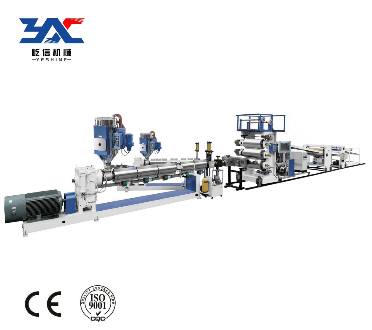 yeshinemachine's tweet image. ABS.PC Two lines sheet extruder machine is capable of producing ABS.PC new or recycled material in single,two or three layers co-extruder sheet.

bit.ly/3hZ52J1
#plasticsheetextrudermachine

#plasticextrusionmachine
#plasticsheetmachine