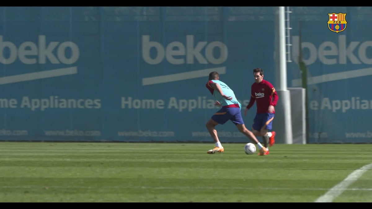 Dernier entraînement de la semaine en cours à la Ciutat Esportiva. Voici le résumé de la séance d'hier 💪 J-1 avant #BarçaVillarreal https://t.co/pPywKeeqbc