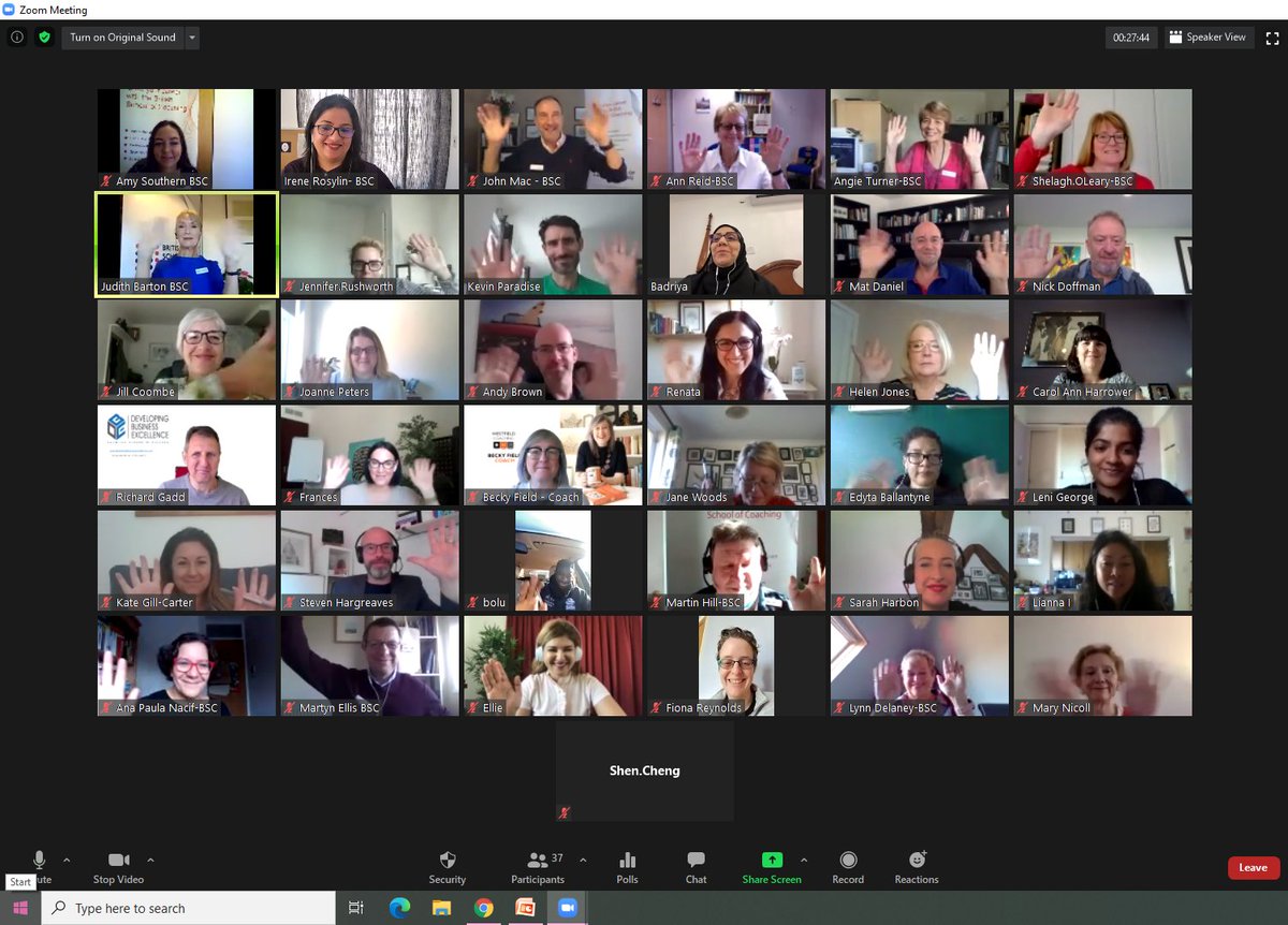 bsc4coaching's tweet image. Lovely having our regular #Saturday #Network now done virtually!Discussions on #SystemicCoaching &amp;amp; Working online as a #coach shared by our faculty. Celebrating graduates for ILM L7, L5 and our #Wellbeing, #Career and Coaching #Skills Trainings as well @judithmbarton @mghill1963