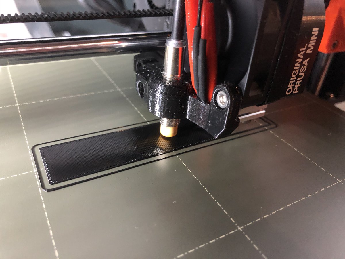 After roughly 8000 first layer calibrations where I was adjusting the head down by like 0.005 at a time until I got online and people are like go in 0.1 increments! I am now getting much closer to a decent calibration :)