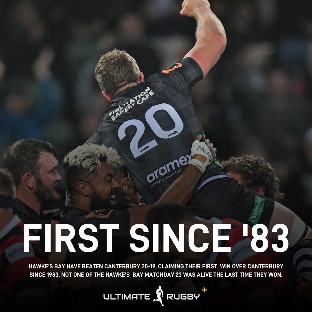 ultimaterugby's tweet photo. 2020 just keeps on delivering surprises ‼️
Hawke's Bay were outscored 736-258 across 20 clashes with Canterbury since their last win over the side in 1983 🤯
The 37-year drought is over! 🌧️
#BAYvCAN #Mitre10Cup https://t.co/yNsUURBLhx