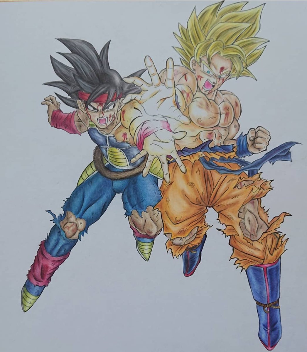 Satomi インスタで上げてた過去絵固定にしておきます ドラゴンボール ドラゴンボールイラスト 孫悟空 バーダック