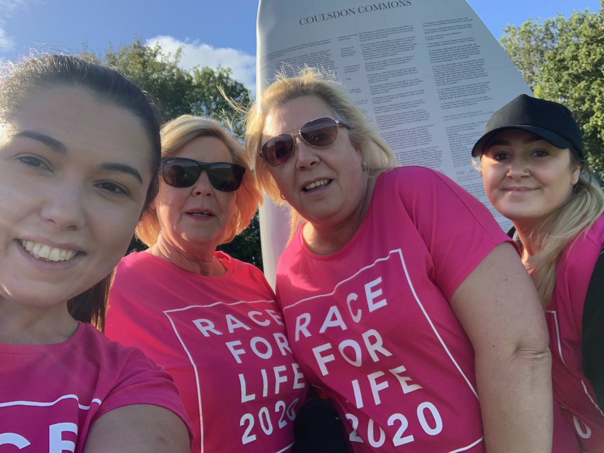 Thanks for al our donations. All done <a href="/raceforlife/">Race for Life</a>