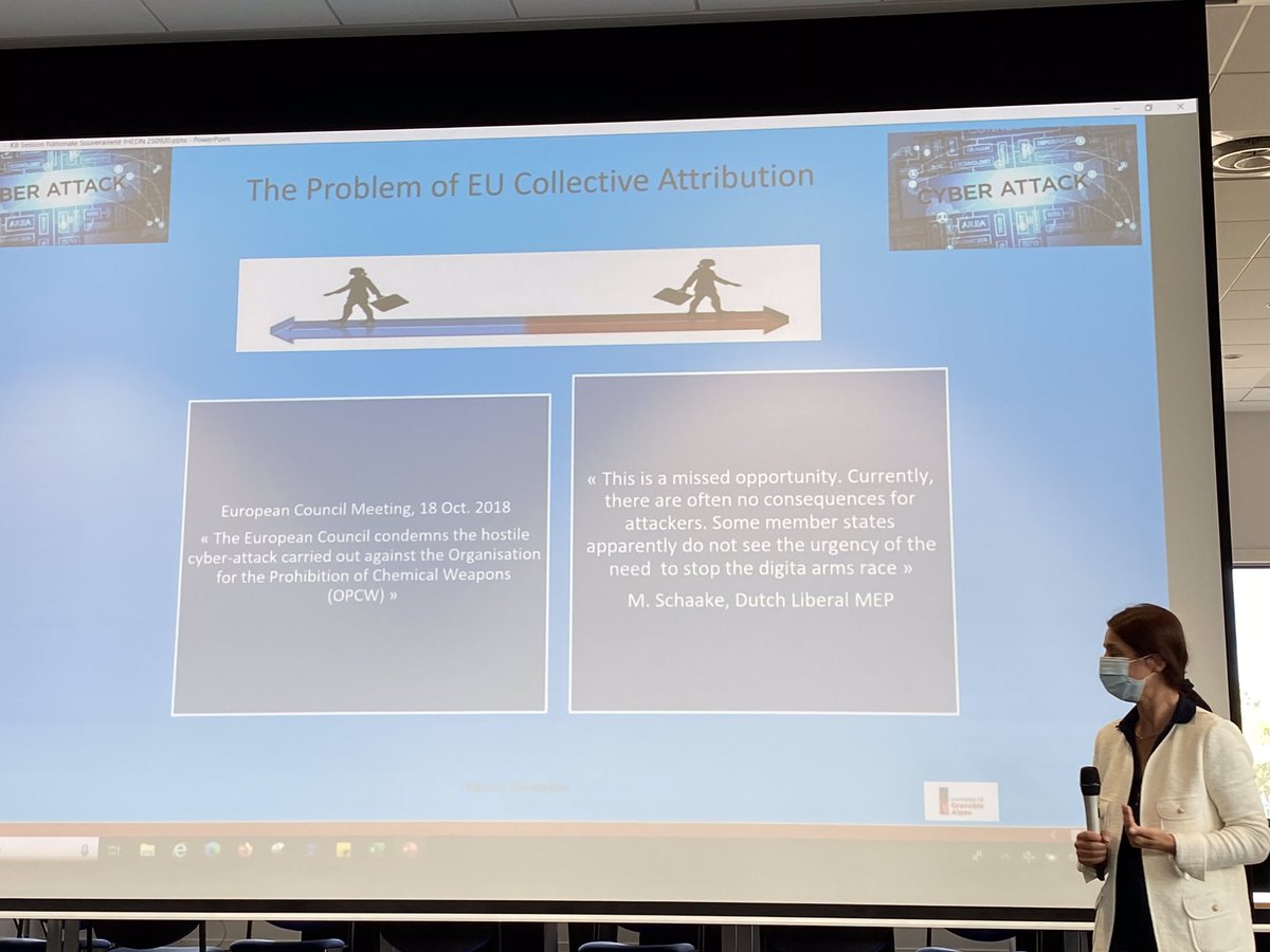 TC_IntLaw's tweet photo. Régulation de la cybersecurité, transferts données après #SchremsII, #CloudAct #eEvidence, régulation #IA... Une MasterClass de 2h avc K. Bannelier sur les grands chantiers internationaux de la régulation du numérique hier pour accueil #SessionCyber @IHEDN à Grenoble @CEA_Tech https://t.co/vy3YGSZINL