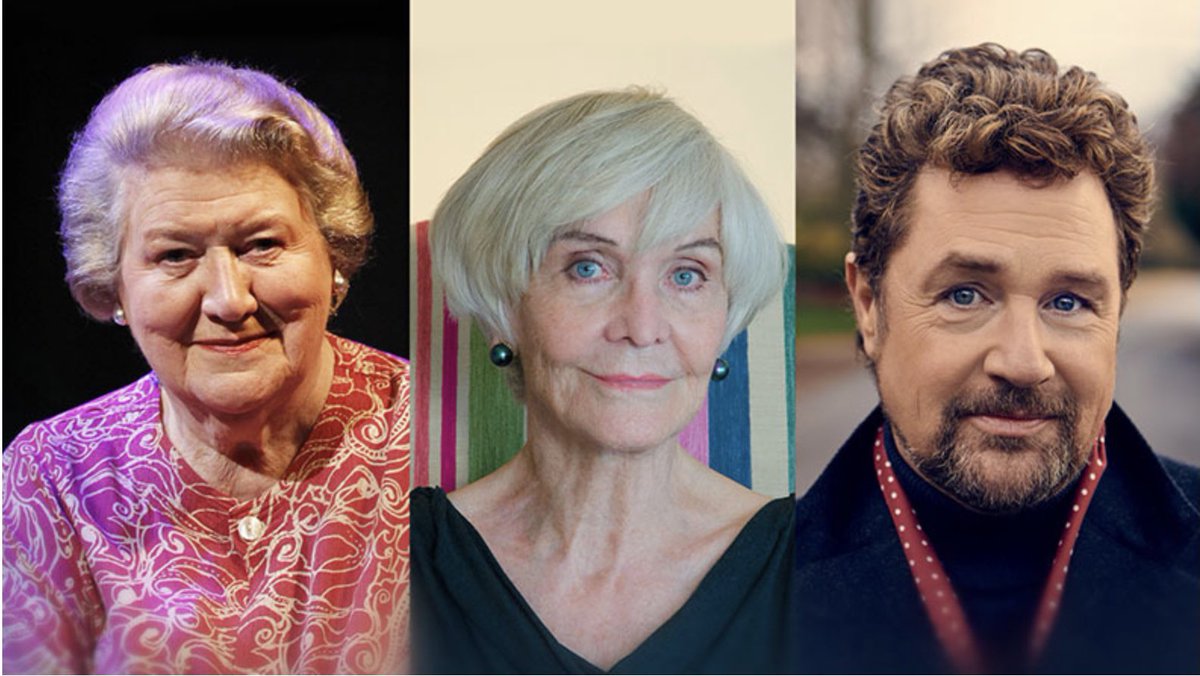 artspod's tweet photo. @ChichesterFT launch their Autumn Season, including these 3 favourites in conversation, Michael Ball, Sheila Hancock &amp; 91 year old Patricia Routledge. 
Join them for an informal afternoon chat this November.
#Autumn2020 #chichesterfestivaltheatre
🎟
https://t.co/YqhsOWOOnR https://t.co/uAMhpTTQMY