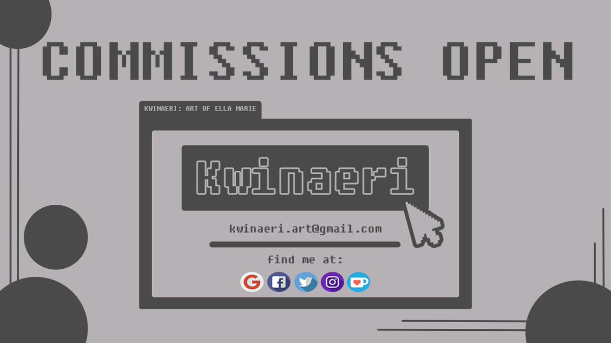 kwinaeri's tweet photo. 🌻 COMMISSIONS: OPEN 🌻

Hi! I updated my comms sheet 🥳 Currently accepting local and international commissions. Send me an email or DM me if interested! Payments via GCASH and PayPal

🔗https://t.co/qVy2MbX2YM
🔗https://t.co/gbkgE61y7j

#commissionsopen #opencommissions
#artph https://t.co/jm71k3MZKj