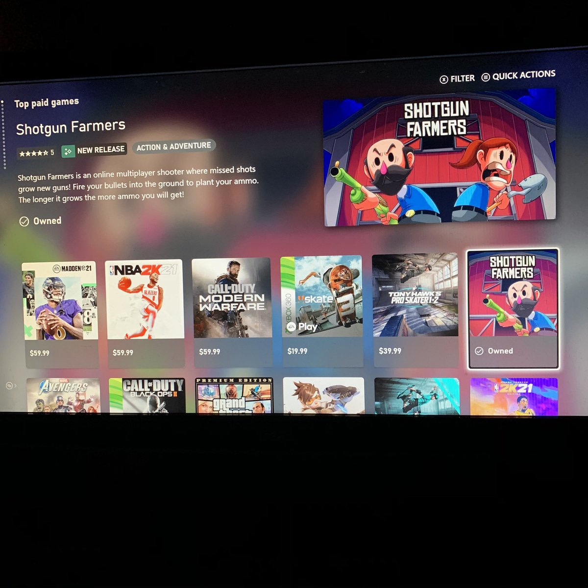 xbox one top paid games