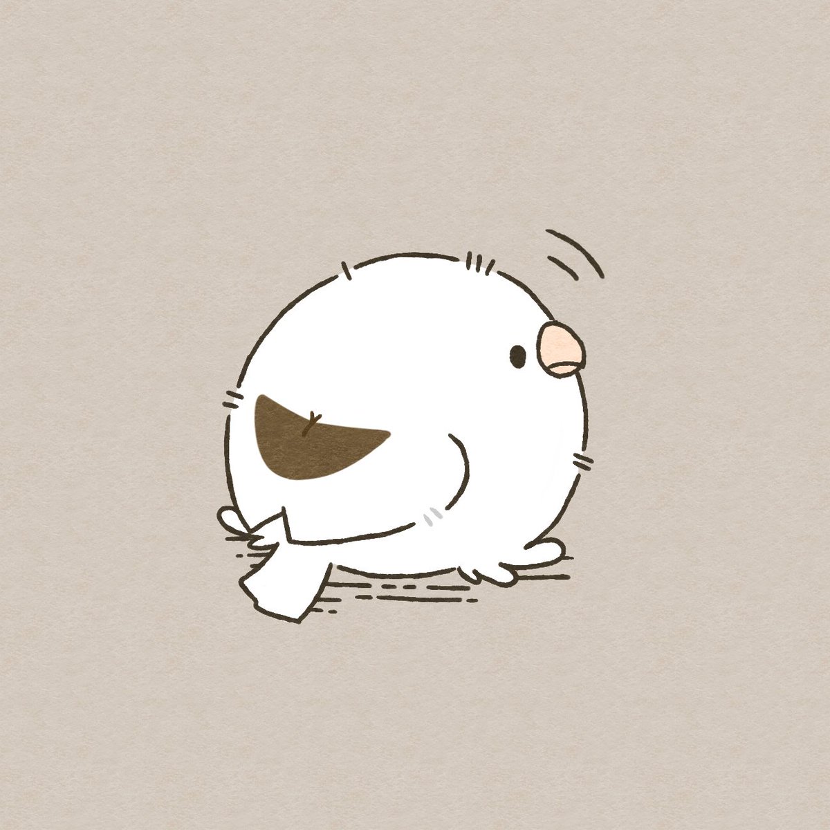 小鳥遊 149日目 じゅうしまつさん2 毎日とりさん イラスト 鳥 十姉妹