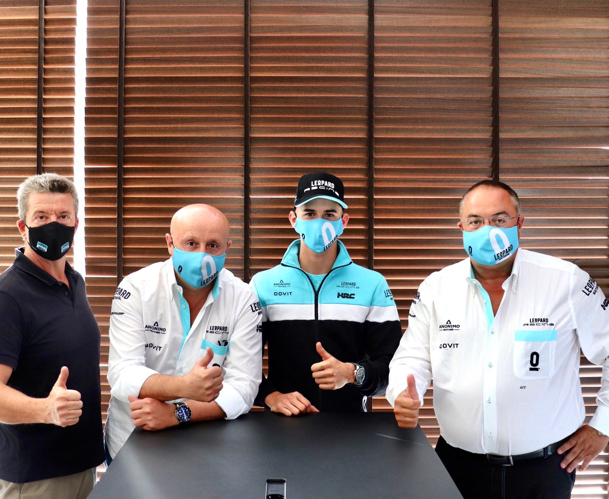 Welcome to the family, <a href="/xaviartigas43/">Xavi Artigas</a> 🐾. The team is proud to officially announce that the young rider will step into the Championship in 2021 with us! Cheers to a successful year✨. #Moto3 #BeLe0pard