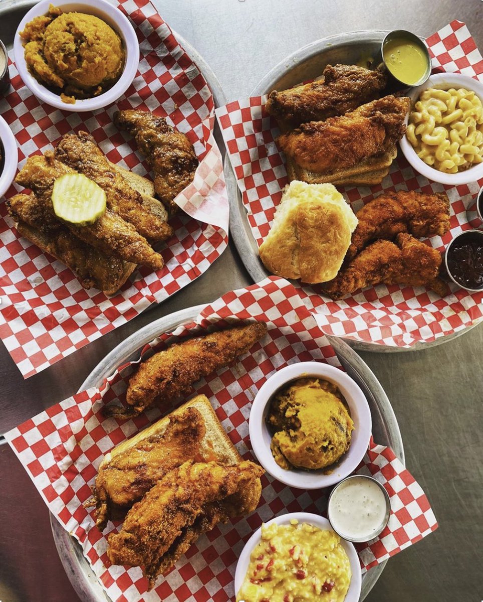 Well done!  Photo cred: <a href="/fire/">🔥 fire</a>.or.notfire #friedchicken #hotchicken #chickenlover #friedfood #food #foodblogger #asheville #ashevillenc #ashevillefood #ashevillerestaurants #828isgreat #wnc #fameus # #foodism #foodfinds #foodislove #foodielife  #infatuation #ritual #eatthis #noms