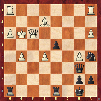 CazHansen's tweet photo. Daily Chess Training:
Sethuraman-Adhiban
Titled Tuesday (chesscom) 2020
Black to move - what is the best continuation? (more than the first move needed for a complete answer)
#chess #chesstactics #winningquickly https://t.co/KQYqbHQYIq
