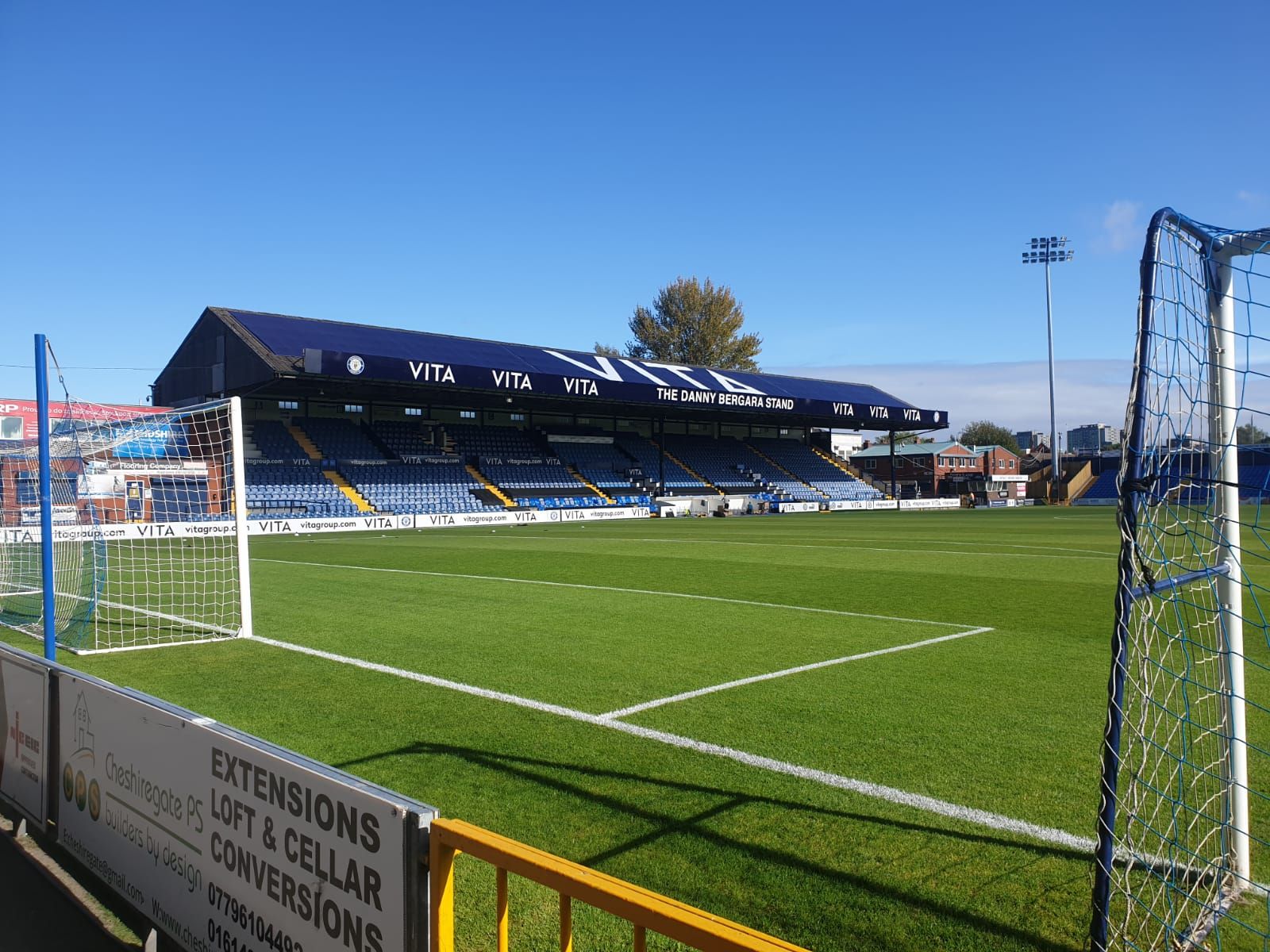 Edgeley park refurbishment Yellowboard