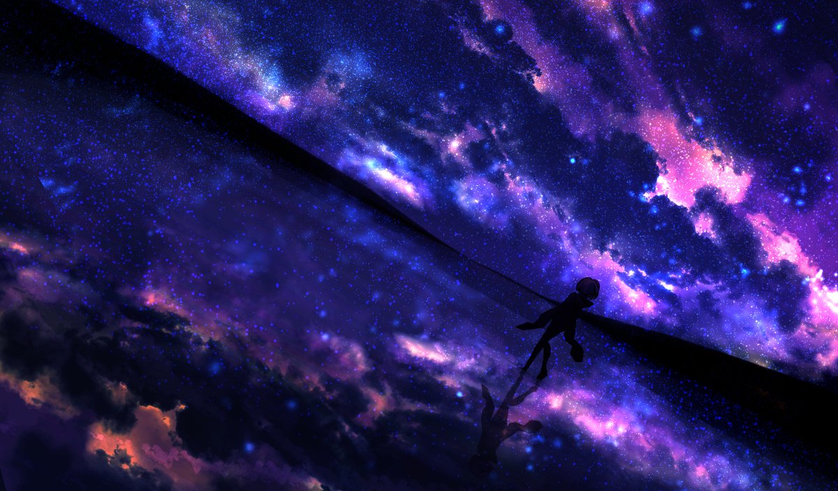 新入り 夜空の オリジナル 星 背景 らくがき 女の子 イラスト 創作 夜空 夜 T Co Va0aefgt0j T Co Gkqd1vtghp Twitter