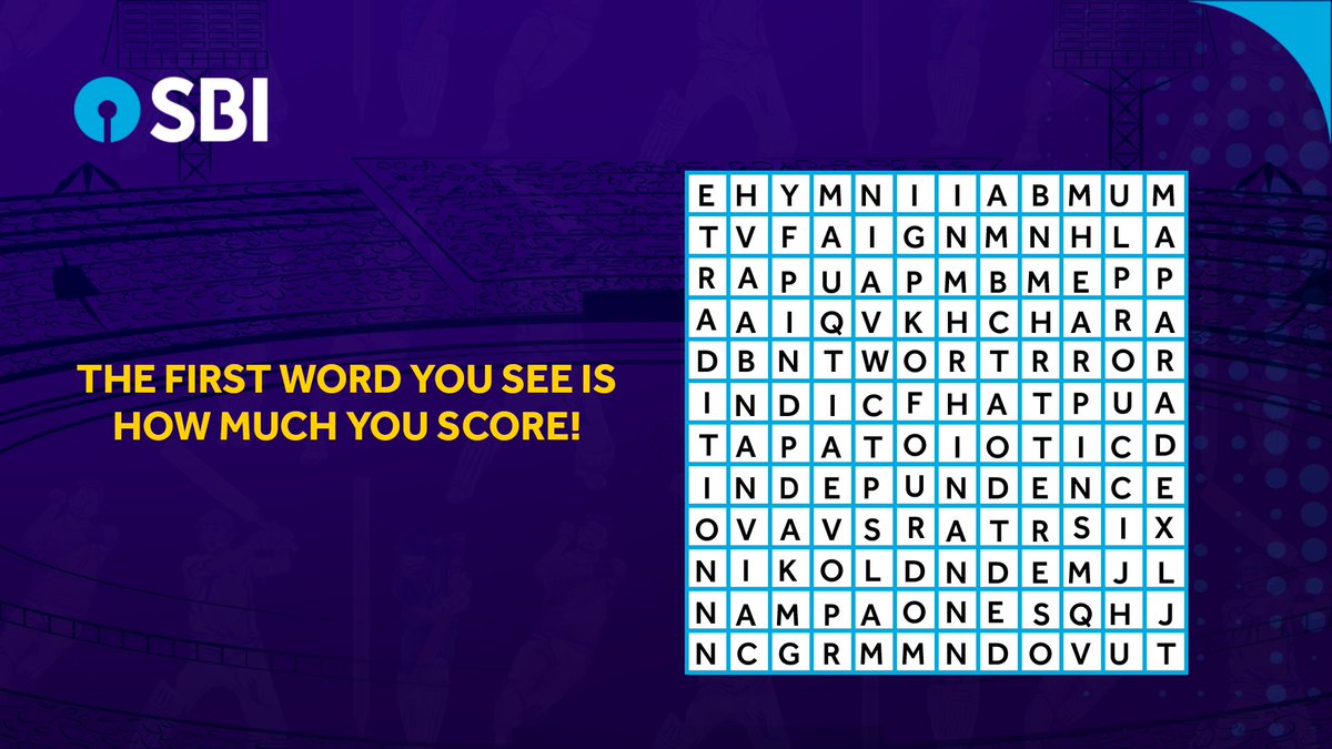 TheOfficialSBI's tweet image. Let&apos;s see how much you score at first glance. Share your score in the comment section below.#WeekendPremierLeague #Cricket #CricketMatch #SBI