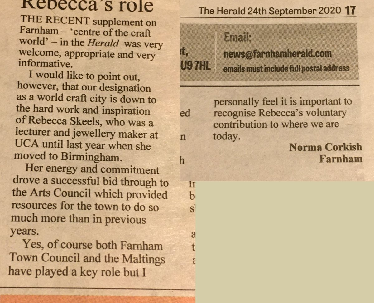 Thank you so so much Norma. This is so kind. Definitely couldn’t have done it without the support and enthusiasm from the New Ashgate, Town Council and Steering Group. 🥰 #❤️ and thank you to my lovely past neighbour from Farnham for sending the pictures 😁.