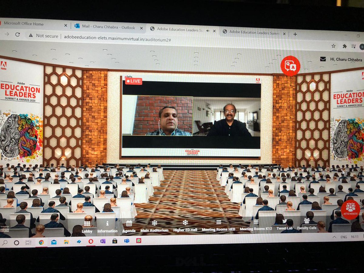 Culture of Innovation! 
Culture of Tinkering !
Culture of Creativity ! is the need of the hour, 
<a href="/rramanan/">Ramanan Ramanathan</a> Mission Director, <a href="/AIMtoInnovate/">Atal Innovation Mission Official</a> Mission, Additional Secretary,<a href="/NITIAayog/">NITI Aayog</a> 
#adobeeducation2020 <a href="/TanyaAvrith/">Tanya Avrith ❤️ 💜 #AdobeEduCreative</a> <a href="/MsClaraGalan/">Clara Galán</a> <a href="/garima_babbar/">Garima Babbar</a> <a href="/DePedagogics/">De Pedagogics</a> <a href="/MeenakshiUberoi/">Meenakshi Uberoi</a>