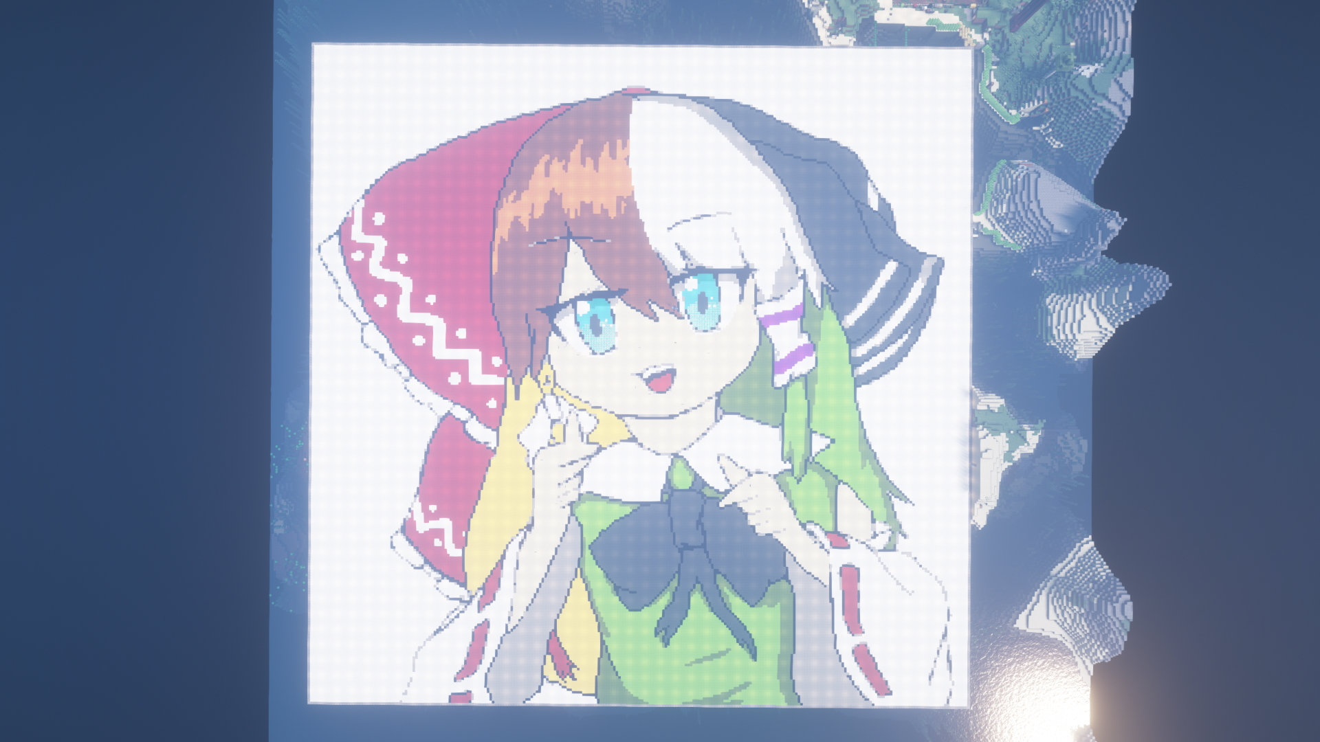 ゆっくりk ゆっくりkしかいないマインクラフト のサーバーにて アイコンの地上絵が完成しました サバイバルで素材を皆さんが集めてくださってついに完成しました すごい T Co Hmbmc1oiki Twitter