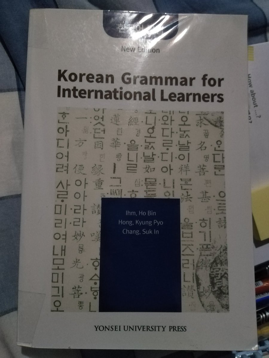 Another book I'm using as a grammar reference is this book:Korean Grammar for International LearnersThis has a workbook version too but I don't have it. I got it from this shopee store: https://shopee.ph/product/198230302/4815152912?smtt=0.306904736-1601117407.9Pdf copy is in the Drive link.