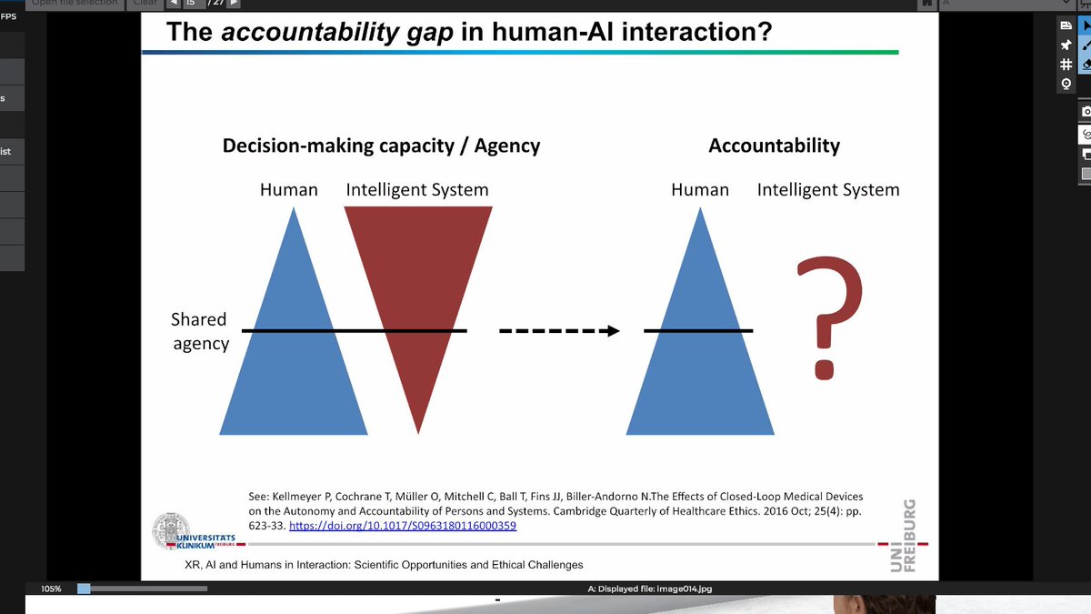 3/ There's an accountability gap with human-AI interactions. https://pubmed.ncbi.nlm.nih.gov/27634714/ 