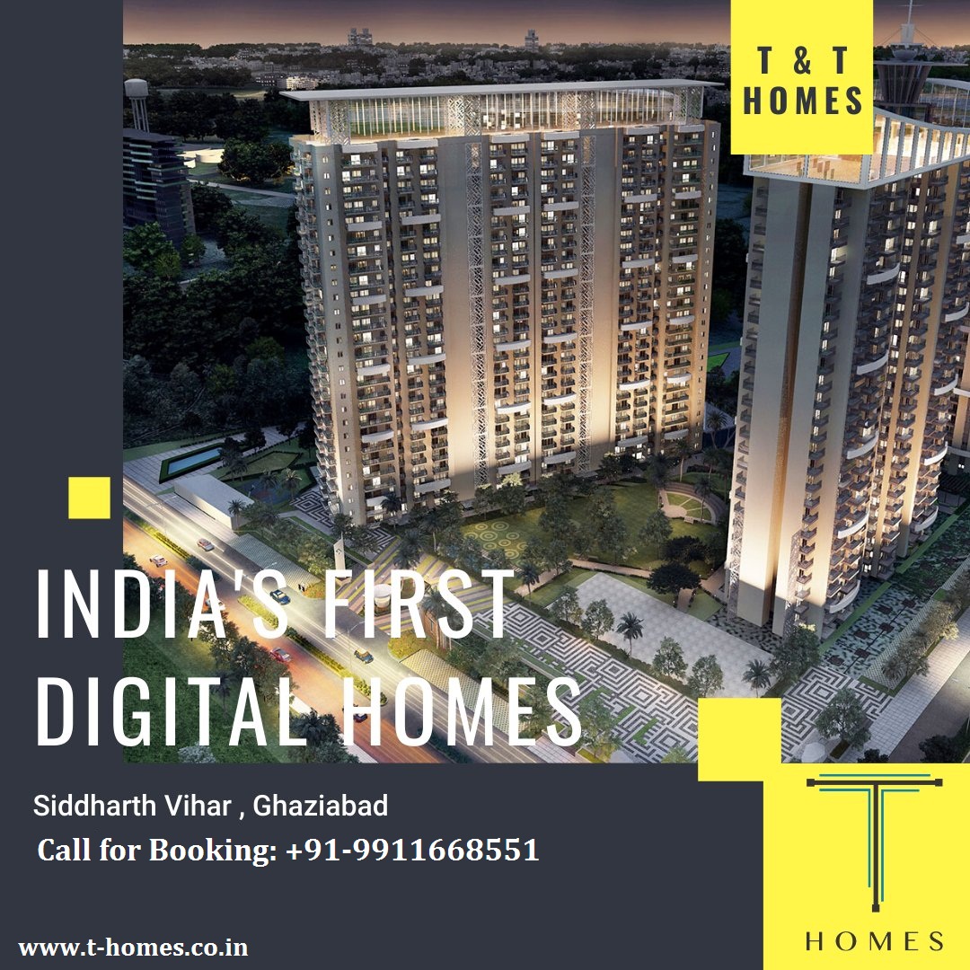 T- HOMES – India’s First Digital Home in Siddharth Vihar Ghaziabad✌
For More Details:- 📲 9911668551
More info visit our site: bit.ly/3ksZRCG
#Thomes #SiddharthVihar #Ghaziabad #digitalhome #investment #underconstruction #residential #buyfromhappyhomz
