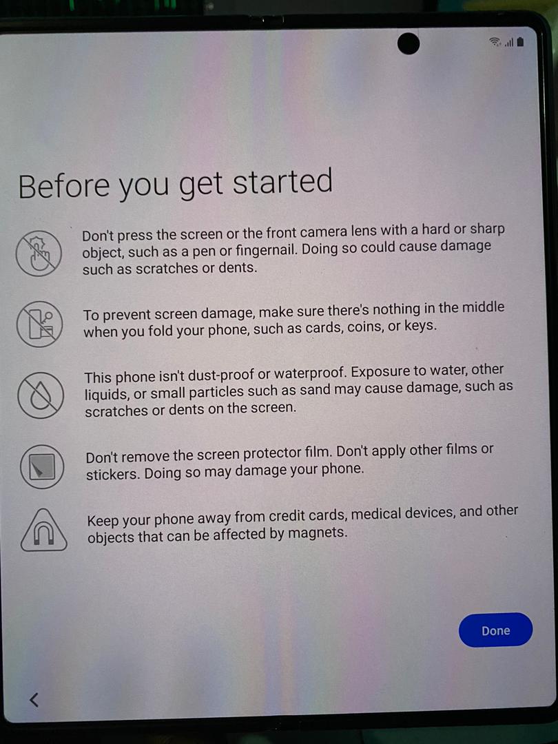 KofiAshon's tweet photo. 4/4
- The rules before you start using the device are pretty clear.
Day one was good. Battery held its own. Day two will be game play and flaunting at weddings.
#DeviceReview #CitiTrends @Samsung_Ghana https://t.co/cumKlBHoTB