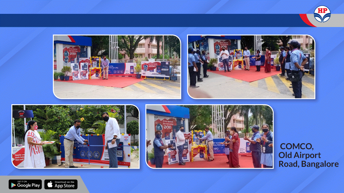 hpcl_retail's tweet photo. The HP PAY League – The Game of Gains launched in Bangalore by DGM Bangalore region. Download the app and start winning rewards on every transaction. Android: https://t.co/TSSaAvM6Qh iOS: https://t.co/fh6QjWus59  #HPPayleague #MeraHPpump @HPCL https://t.co/FdzKRlLCzR