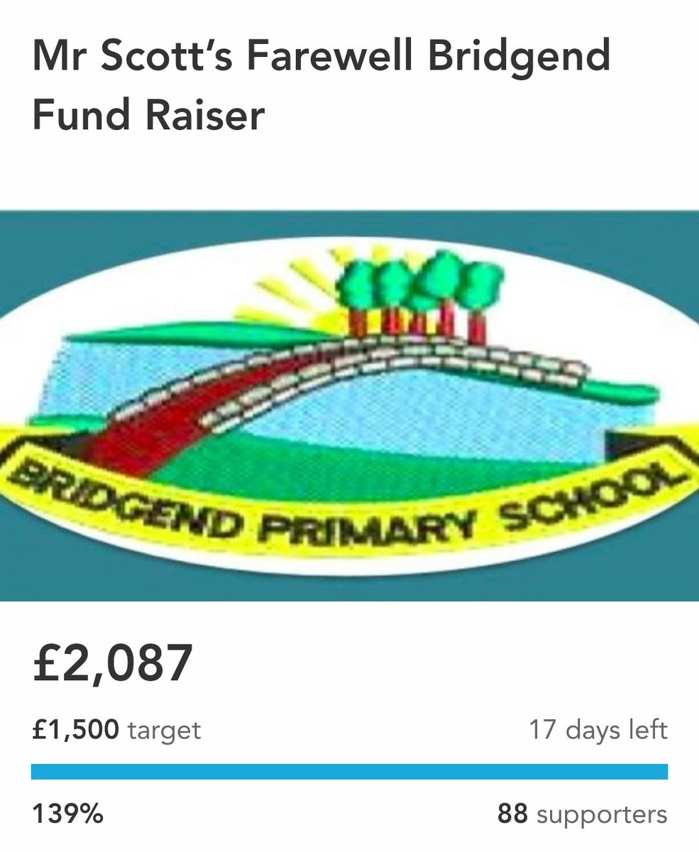 We have got Ewan and Paul past £2000!!! Please keep donating 👏

crowdfunder.co.uk/mr-scotts-fare…