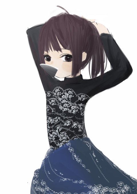 包丁咥えきりたんの落書き 