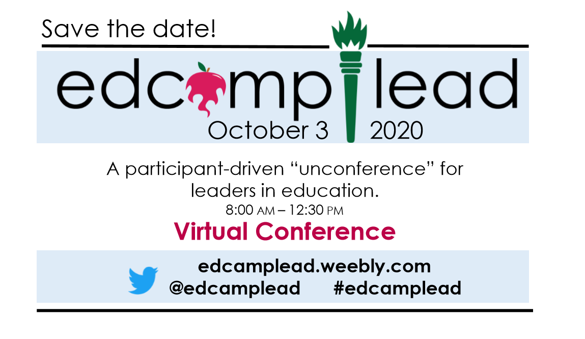 JayBilly2 (@ps5orders) on Twitter photo One week until #EdCampLead the virtual conference but you can still sign up here edcamplead.weebly.com
There will be conversations about #LeadLAP , antiracist schools, Teaching during the pandemic, PD, SEL for adults and children and so much more with <a href="/RACzyz/">Rich Czyz</a> <a href="/BethHouf/">Beth Houf, Ed. D</a> #satchat One week until #EdCampLead the virtual conference but you can still sign up here edcamplead.weebly.com
There will be conversations about #LeadLAP , antiracist schools, Teaching during the pandemic, PD, SEL for adults and children and so much more with <a href="/RACzyz/">Rich Czyz</a> <a href="/BethHouf/">Beth Houf, Ed. D</a> #satchat