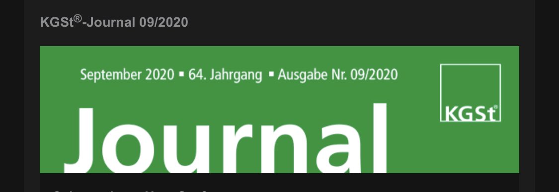 Marc Groß (@grossmarc) on Twitter photo Falls ihr am WE noch etwas lesen wollt: Unser @KGSt_de-Jounal ist raus. Inhalte u.a. Kongress Digitale Kommune unplugged #DKU20, Bericht Schlüsselkompetenzen #Digitalisierung, #OpenSource Viel Spaß damit: kgst.de/documents/2018… #KGSt #DigitaleKommune #Lesestoff Falls ihr am WE noch etwas lesen wollt: Unser @KGSt_de-Jounal ist raus. Inhalte u.a. Kongress Digitale Kommune unplugged #DKU20, Bericht Schlüsselkompetenzen #Digitalisierung, #OpenSource Viel Spaß damit: kgst.de/documents/2018… #KGSt #DigitaleKommune #Lesestoff