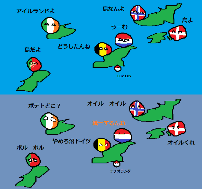ポーランドボールのtwitterイラスト検索結果