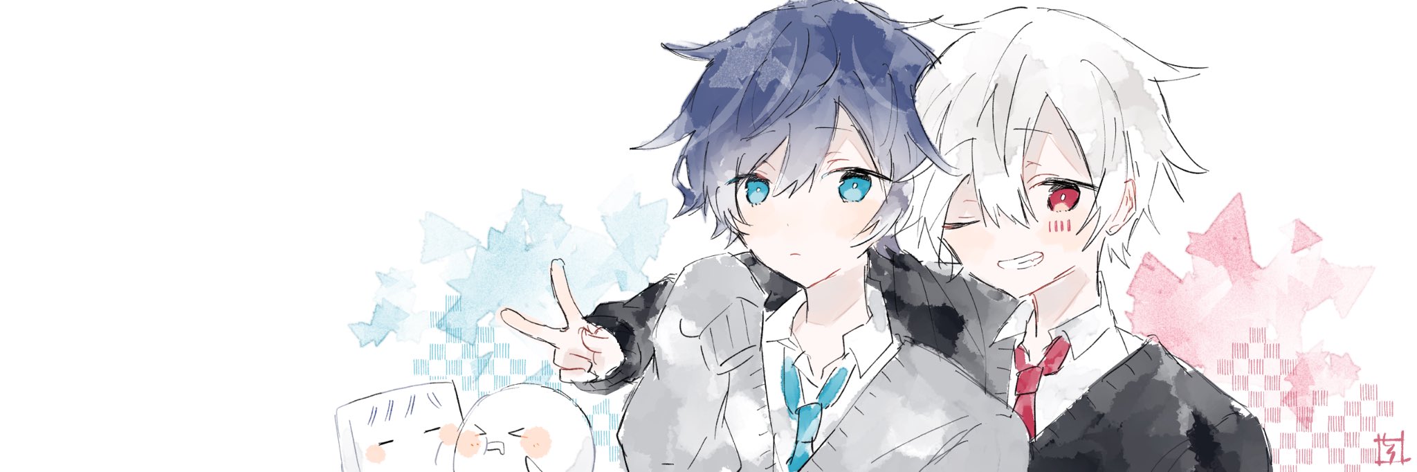 しろかわ Twitter પર そらまふ Twitterのヘッダーサイズで描いたので宜しければ是非 フリーヘッダーです T Co 5of0xjqgkm Twitter