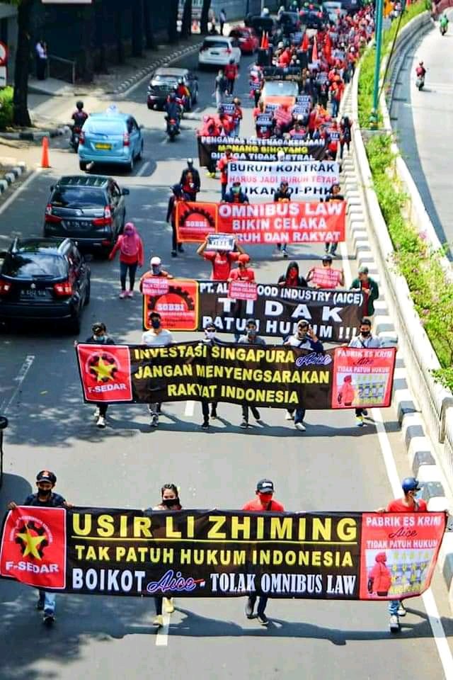 Digul921's tweet photo. PT. Alpen food Industry tidak patuh hukum indonesia
#BoikotAice
#LI_ZHIMING
#penuhi_tuntutan_hak_buruhnya https://t.co/j855lIUId5 https://t.co/WnskQ3n5mJ