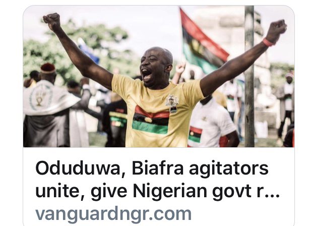 #DissolutionOfNigeria is the solution to #EndFulaniTerror and to save the indigenous nations in colonial Nigger-area.

#SitAtHome on 1st Oct.

Join next broadcast via my FB page, Radio Biafra, IPOB Community Radio, FM, Satellite &amp; Online.

Date: Sun. 27/09/20
Time: 7:00 PM GMT