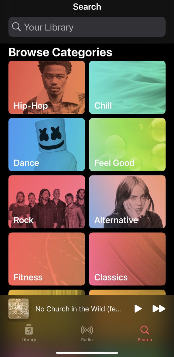 Opening my Apple Music and the search home page look at what artist comes up for dance 🤦🏽 that’s all that’s wrong with what OUR music became so commercial. Looking back at history is that what we’ll be remembered for 😭