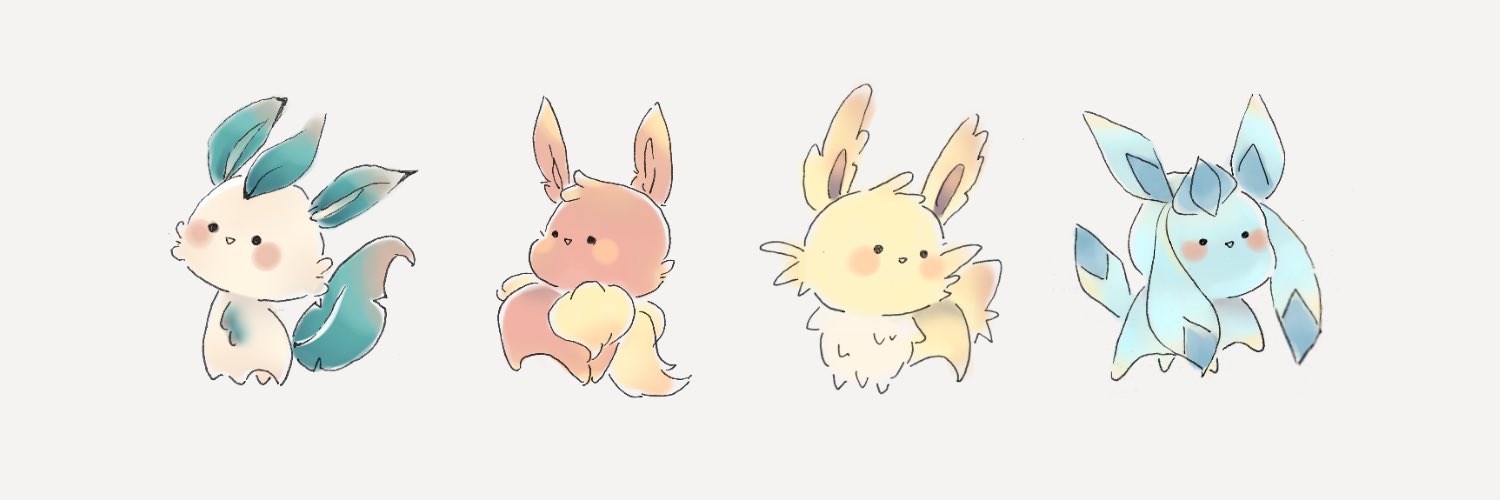 いくいくら フリーヘッダー ポケモン ポケモン絵描きさんと繋がりたい イーブイフレンズ T Co Xeycscvurp Twitter