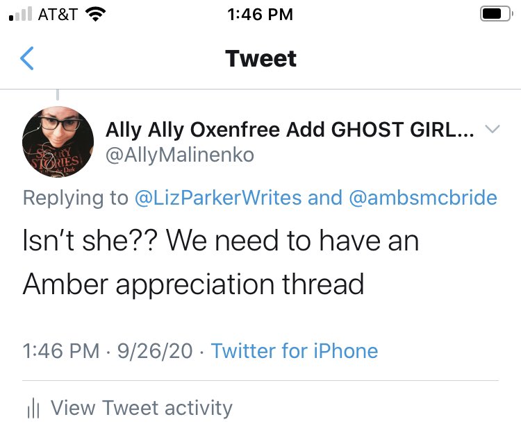 Okay let’s do this! The  @ambsmcbride appreciation thread!