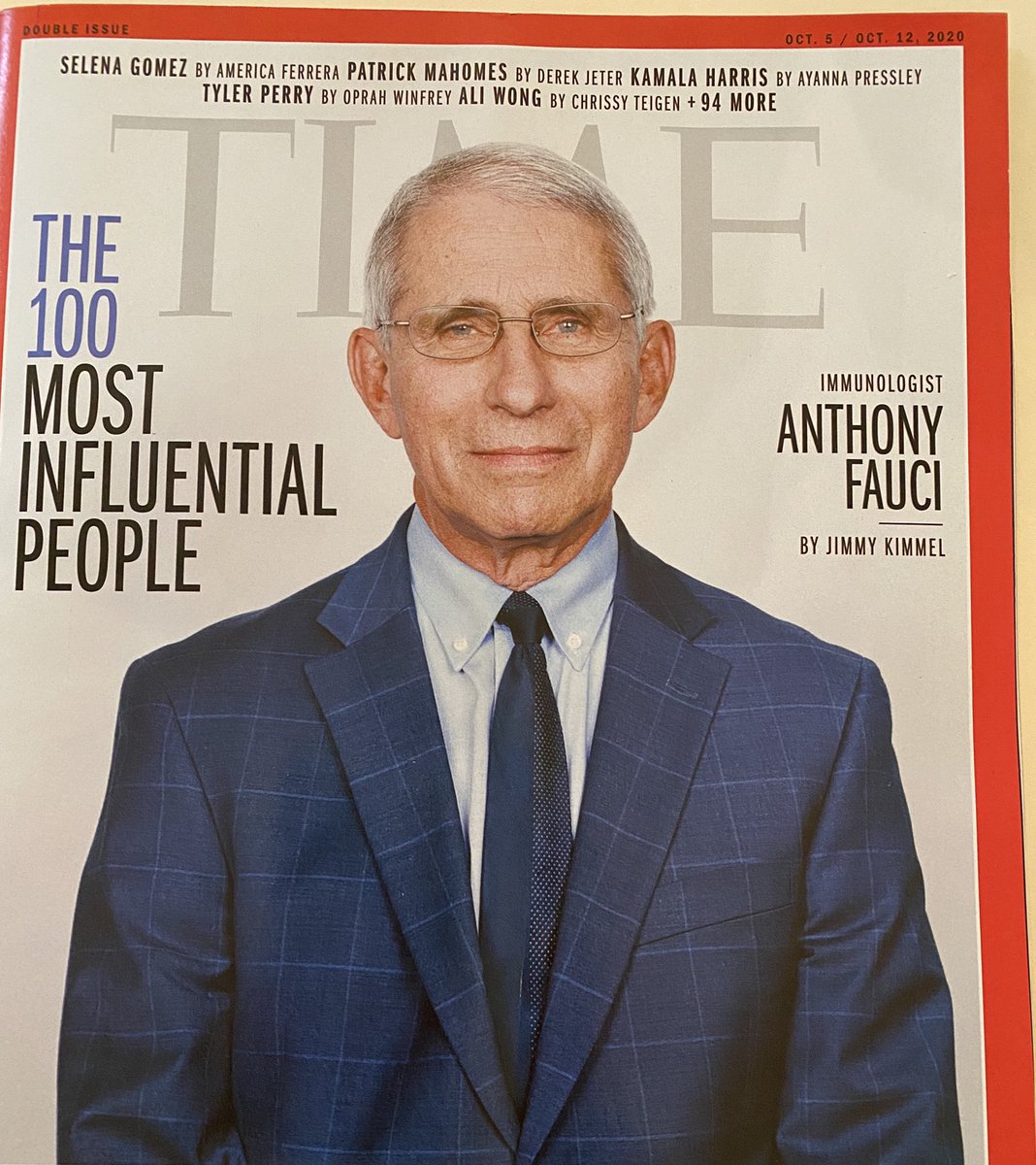 So well-deserved. Thanks Dr. Fauci for all you do. We are grateful.