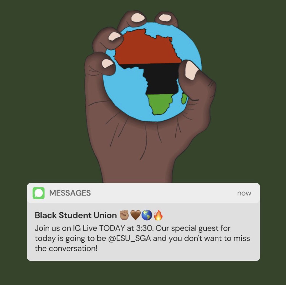 ESU Student Government Association tweet media